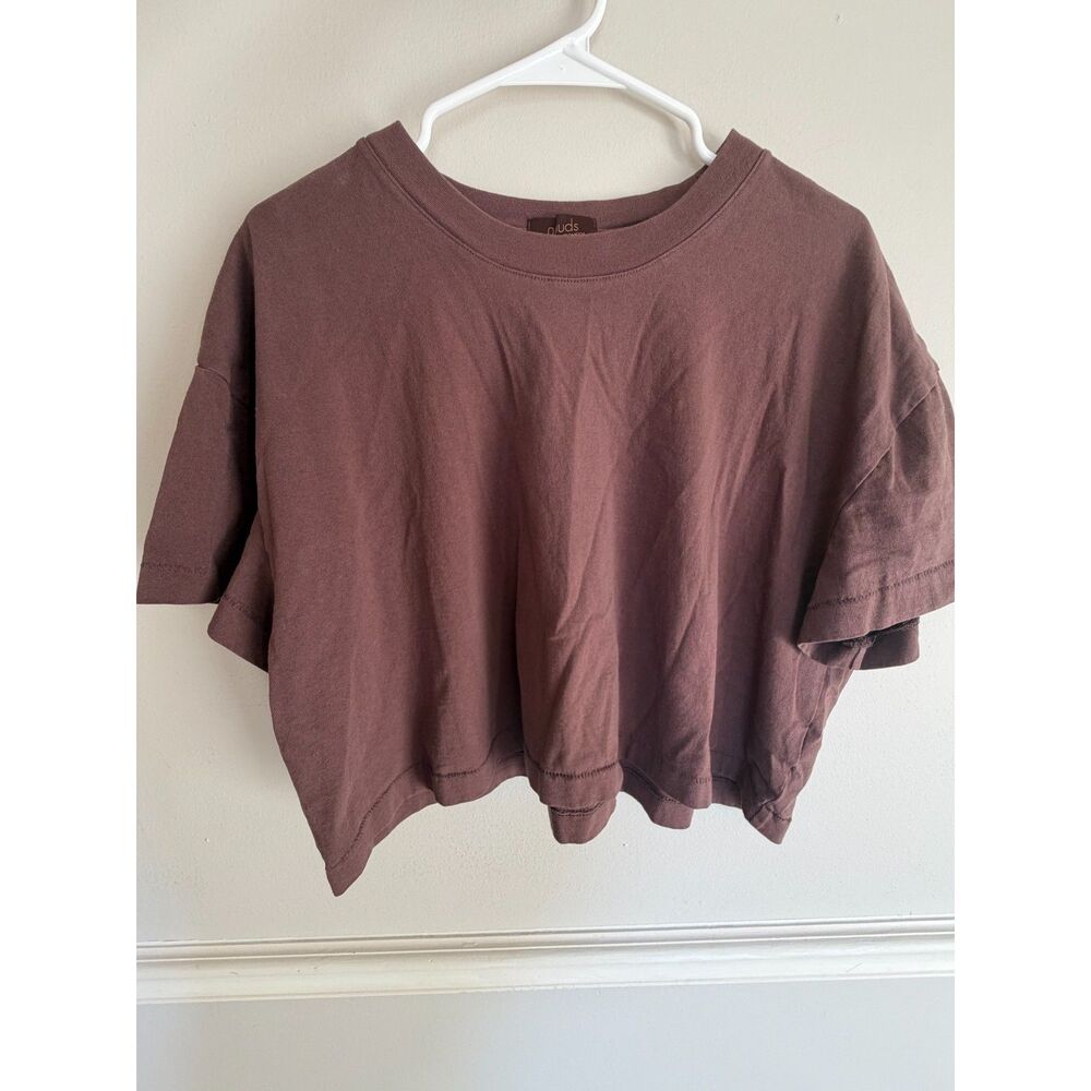 Nuuds Vintage Cropped Tee – Women's XL – Brown